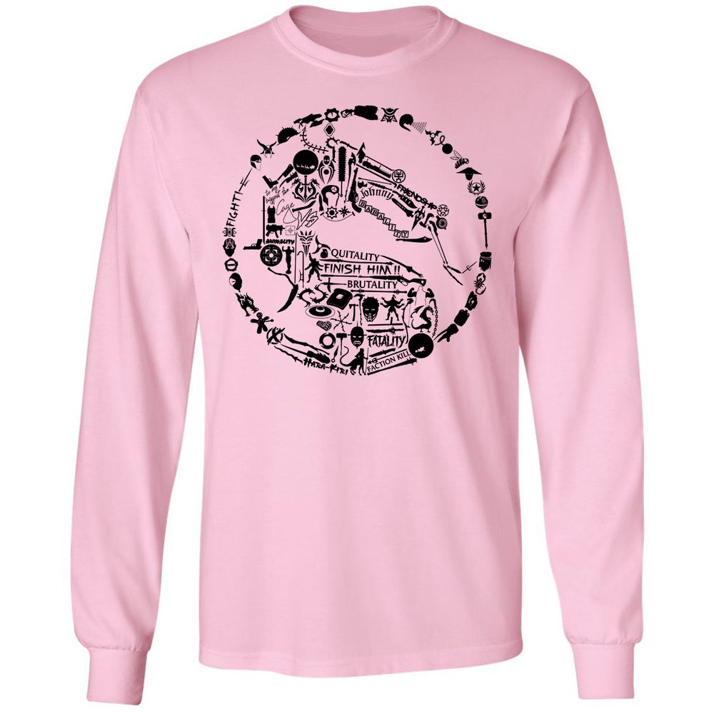 Long Sleeve T-Shirt - 7K4YQV4T - Light Pink - 3