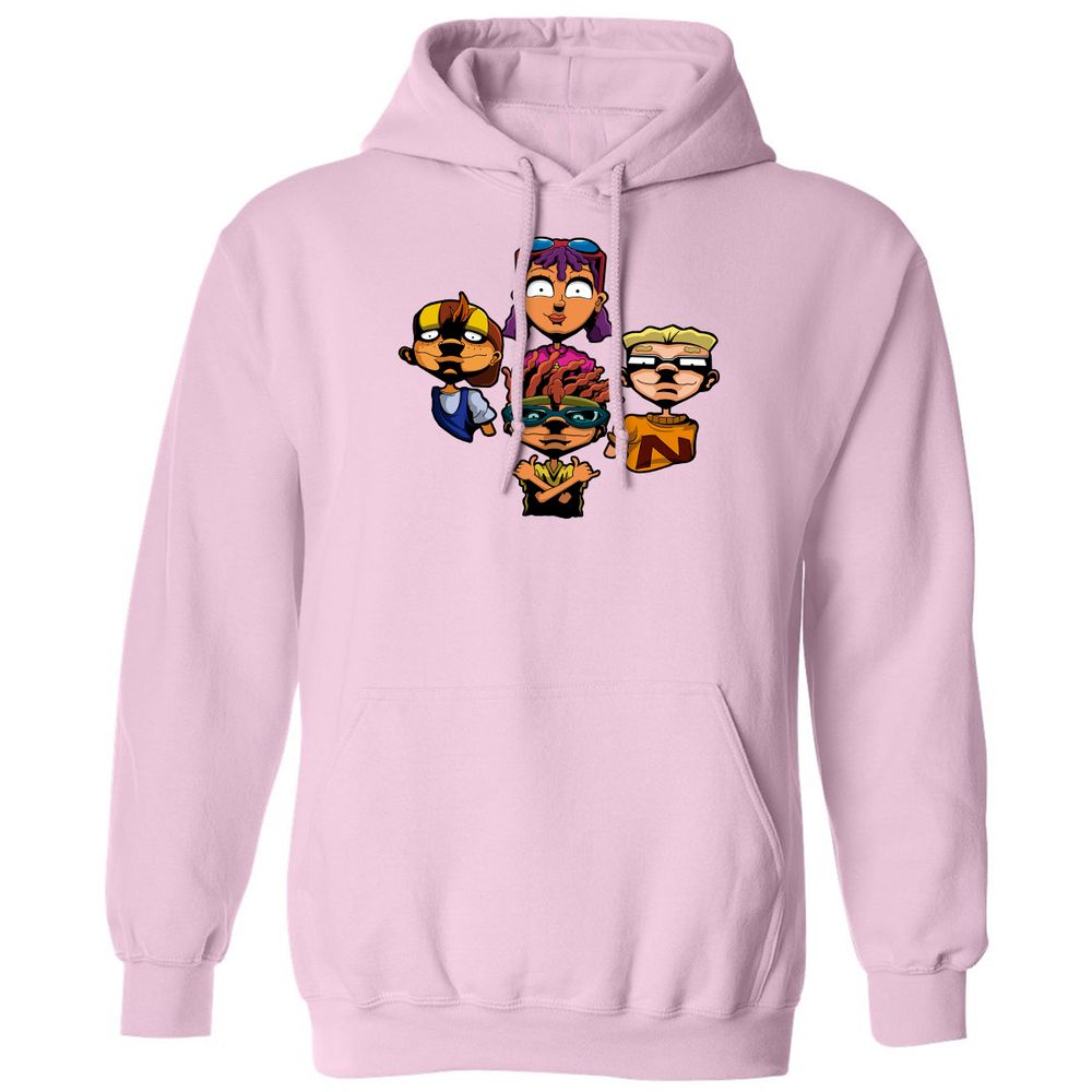 Classic Unisex Hoodie - DJ27GZXF - Light Pink - 3