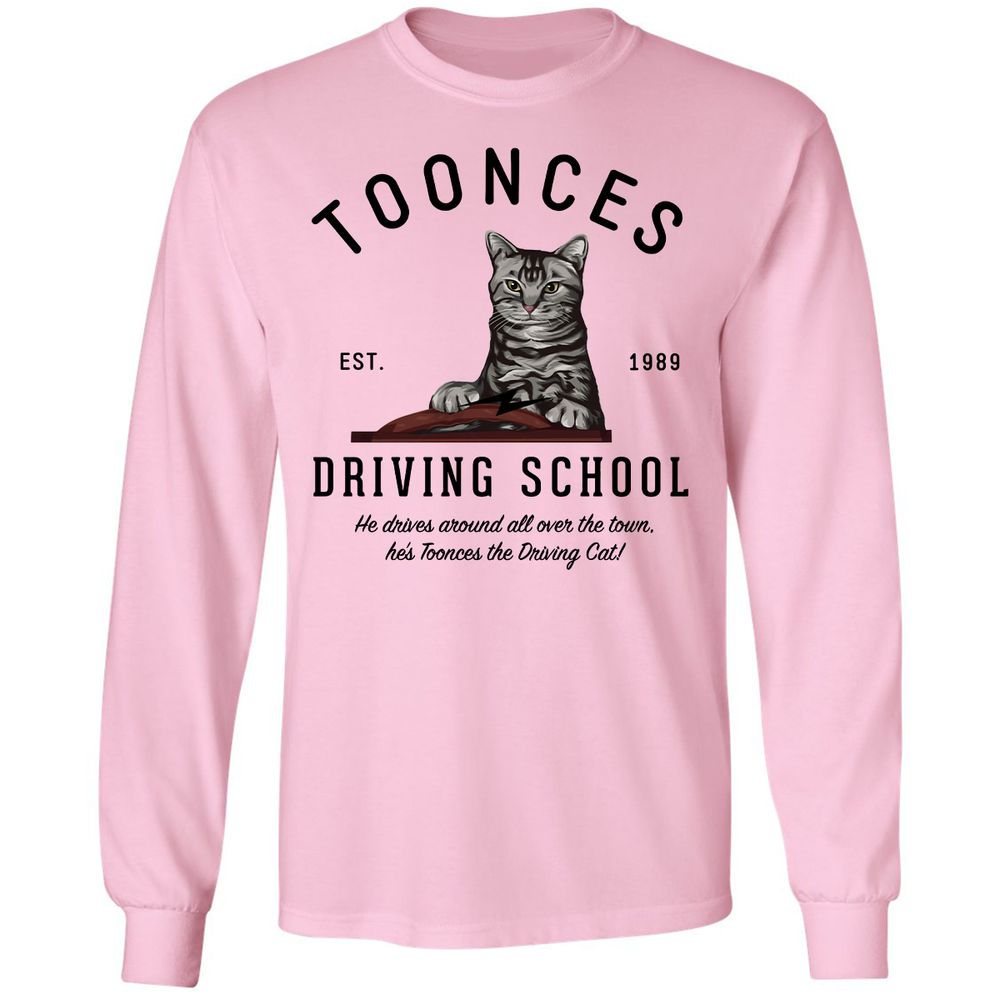 Funny Cat Driving School - Light Pink - 3