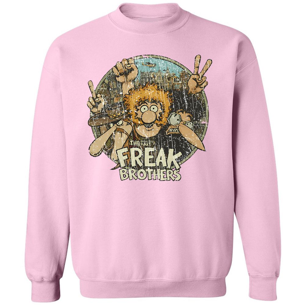 Classic Unisex Sweatshirt - 7EE4JZZ4 - Light Pink - 3