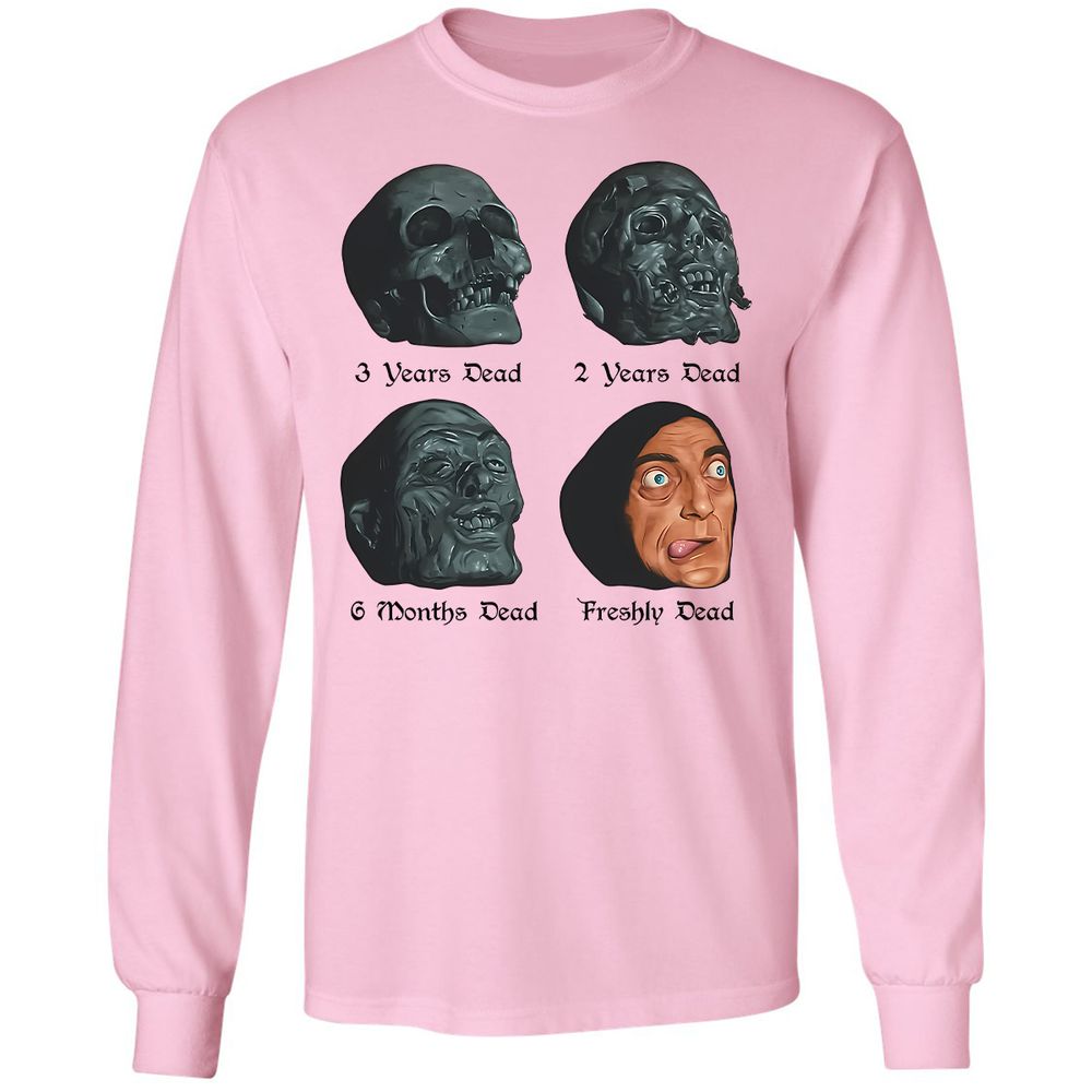 Long Sleeve T-Shirt - YHZ1VSPV - Light Pink - 3