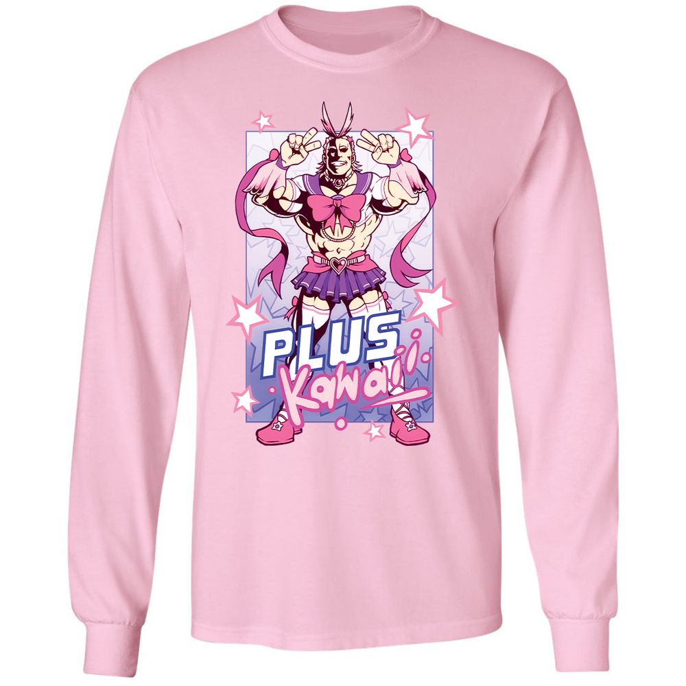 Long Sleeve T-Shirt - QFRCWT4F - Light Pink - 3