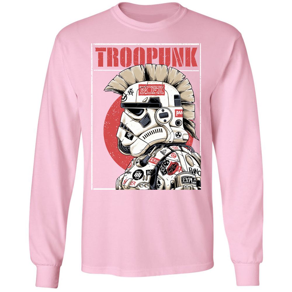 Long Sleeve T-Shirt - EE8Z6KU6 - Light Pink - 3