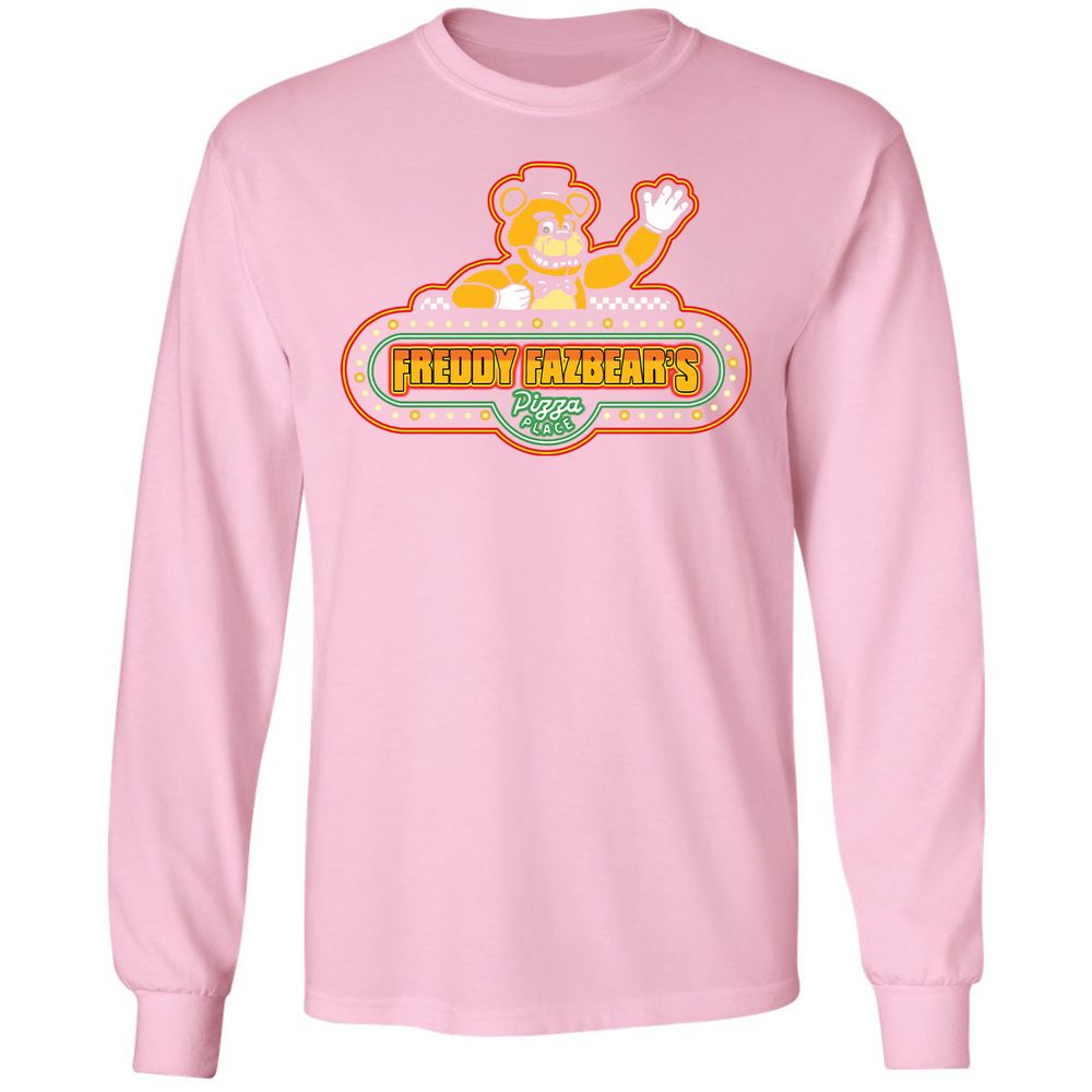 Long Sleeve T-Shirt - X2QUTYSN - Light Pink - 3