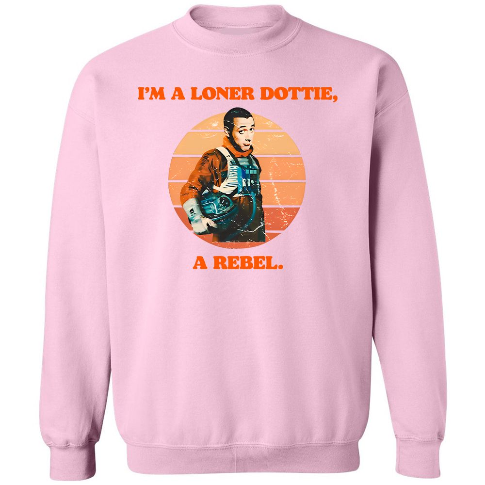 I'm a loner dottie a rebel - Light Pink - 3