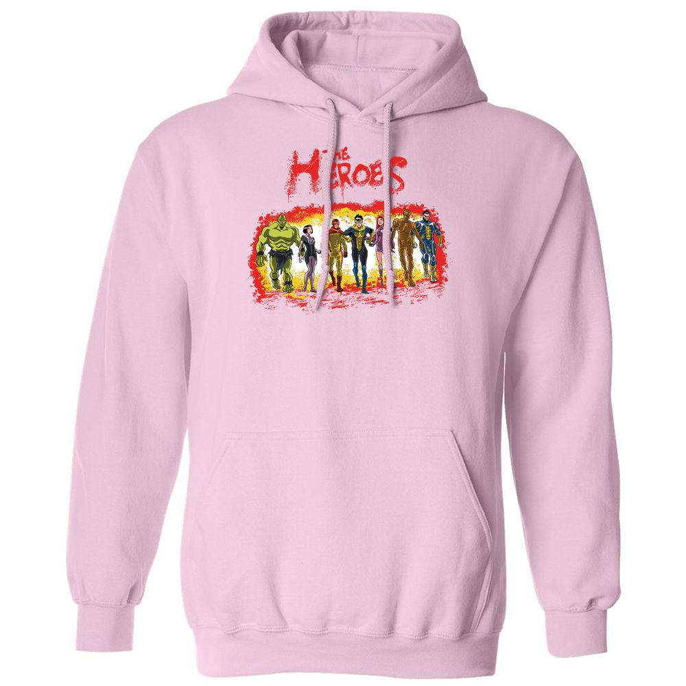 Classic Unisex Hoodie - J7MK5ZLS - Light Pink - 3