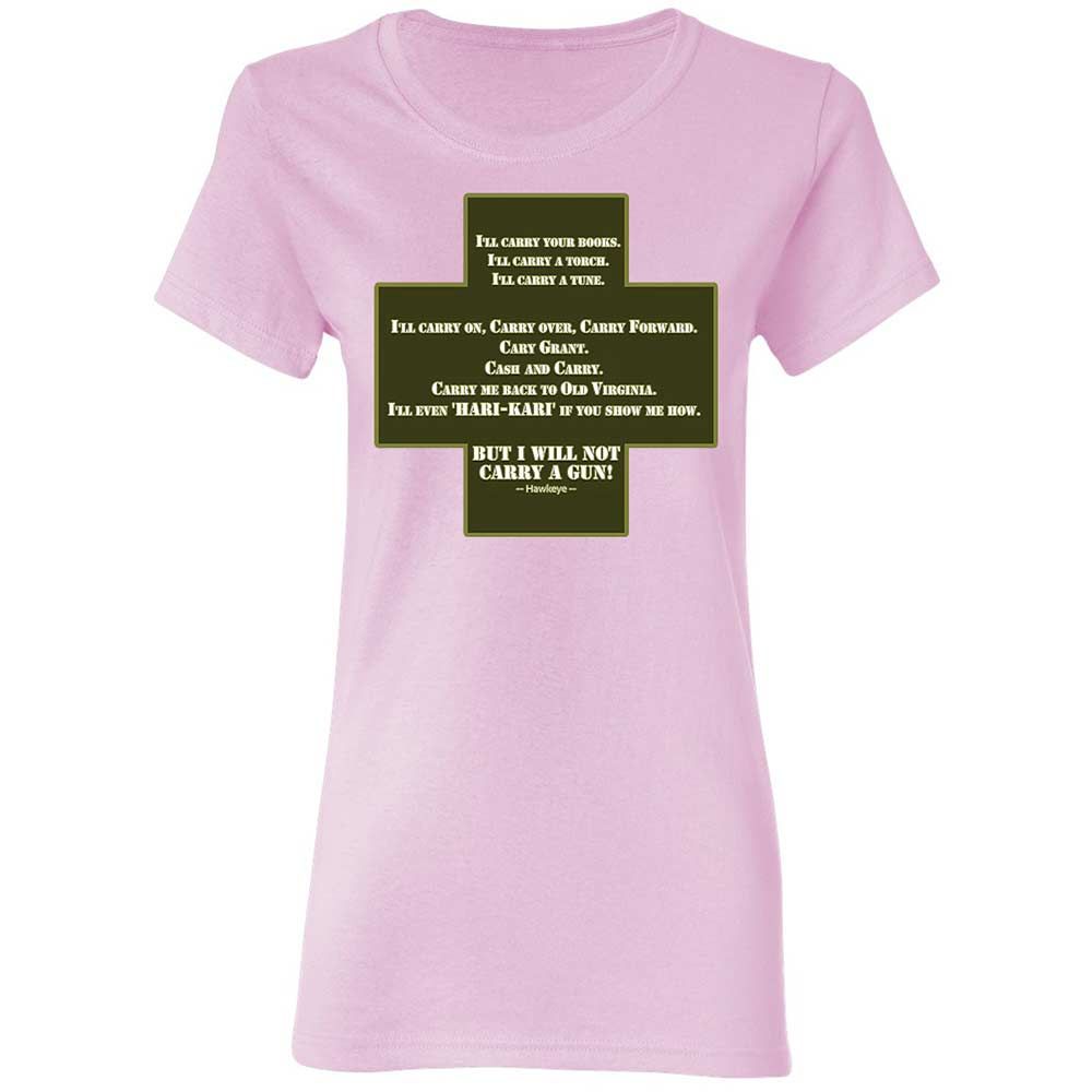 I Will Not Carry a Gun - Light Pink - 3