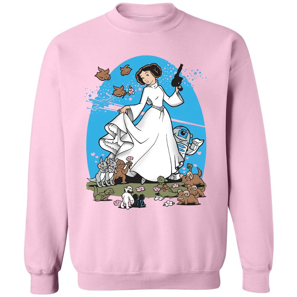 Classic Unisex Sweatshirt - N73TURLY - Light Pink - 3