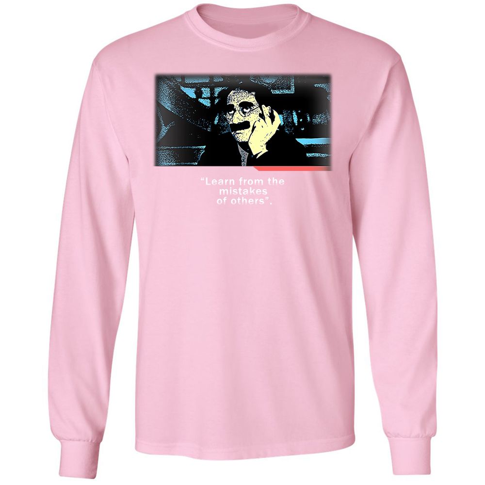Long Sleeve T-Shirt - PLXDUB85 - Light Pink - 3