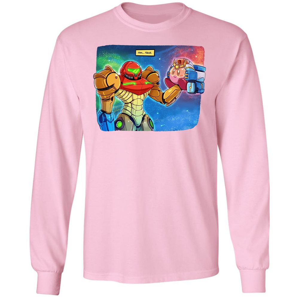 Long Sleeve T-Shirt - DEN214MQ - Light Pink - 3