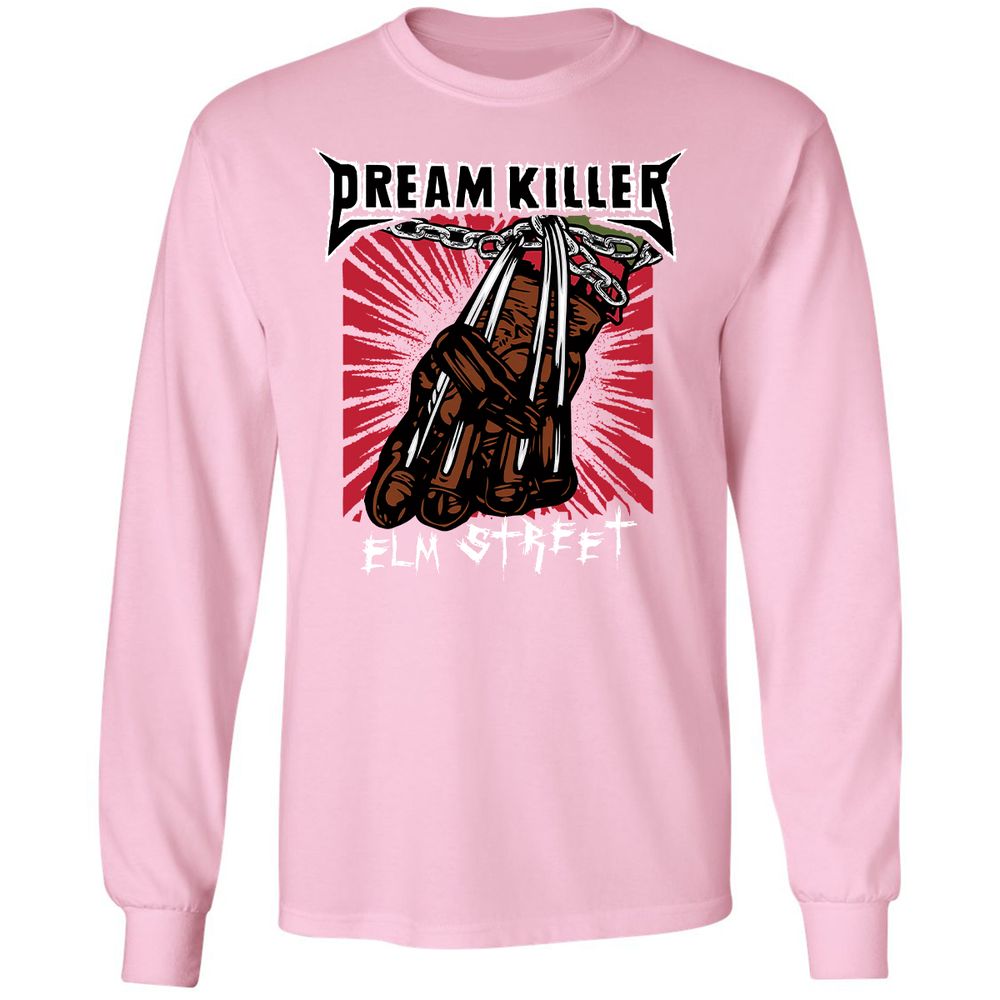 Long Sleeve T-Shirt - E3JVF9M6 - Light Pink - 3
