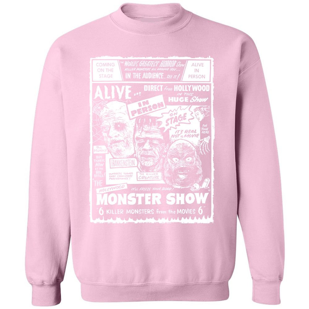 Classic Unisex Sweatshirt - 4ATNLTMD - Light Pink - 3