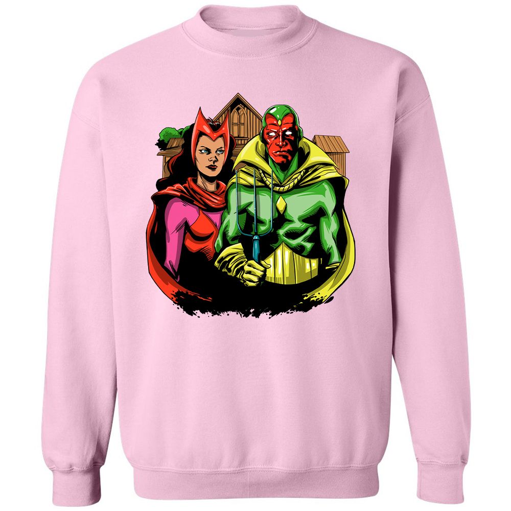 Classic Unisex Sweatshirt - 9W2M5JM7 - Light Pink - 3