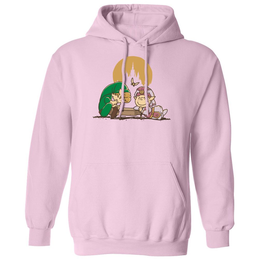 Classic Unisex Hoodie - AN8WMATS - Light Pink - 3