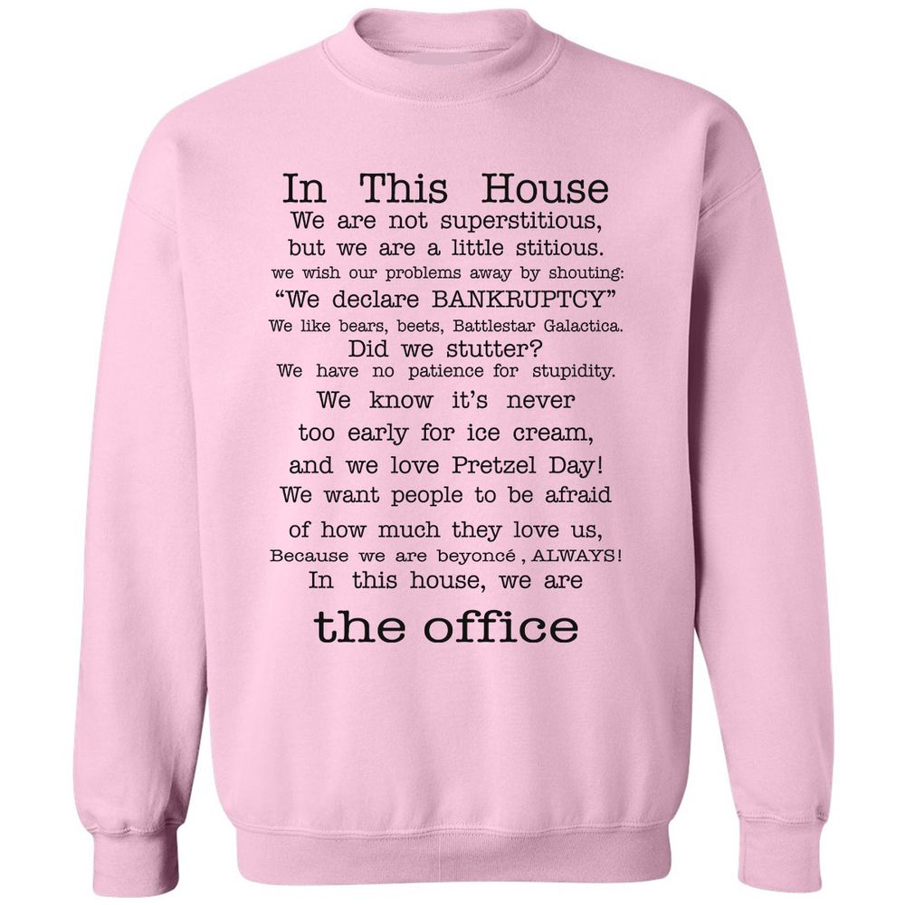 Classic Unisex Sweatshirt - Y8HNNAFM - Light Pink - 3