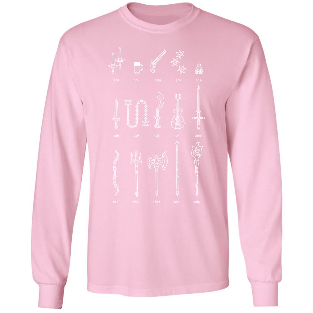 Long Sleeve T-Shirt - D6XHSR39 - Light Pink - 3