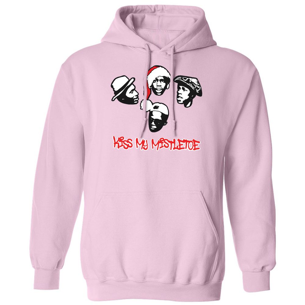 Kiss My Mistletoe Xmas Rap - Light Pink - 3