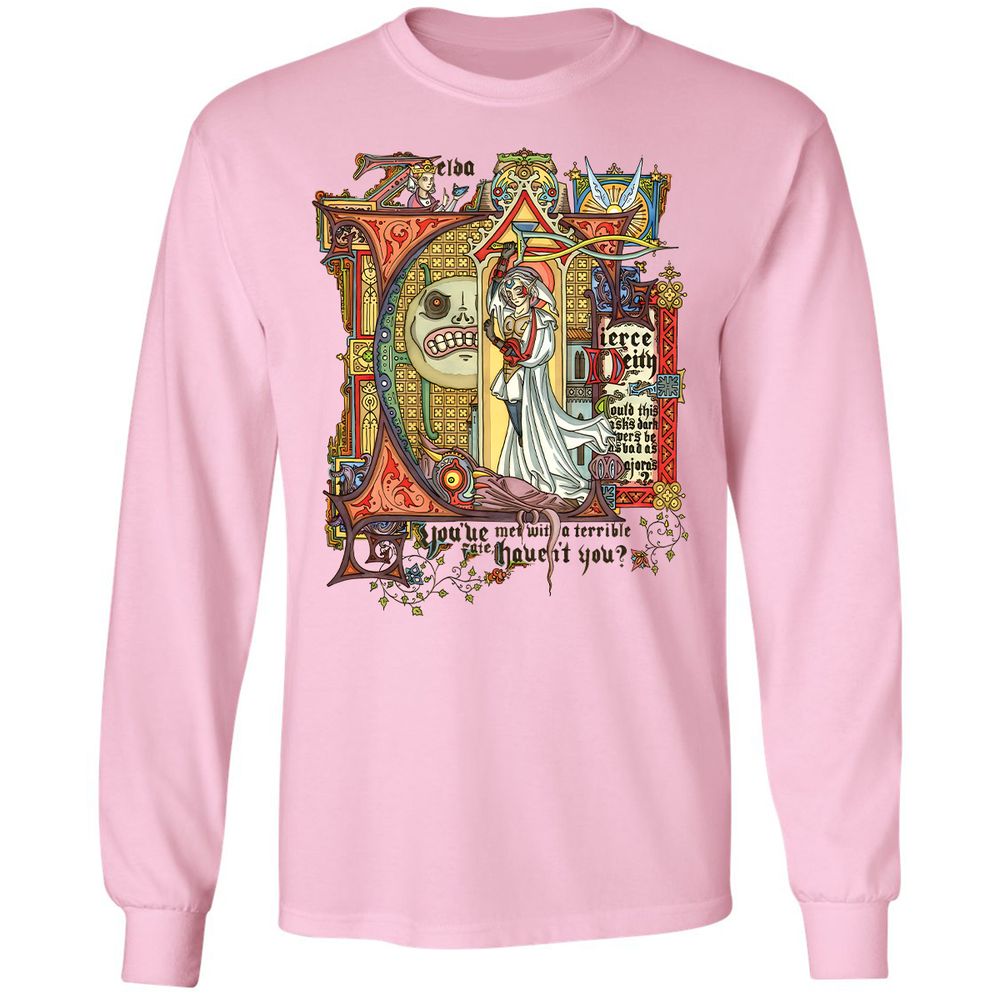 Long Sleeve T-Shirt - E2JKWK4C - Light Pink - 3