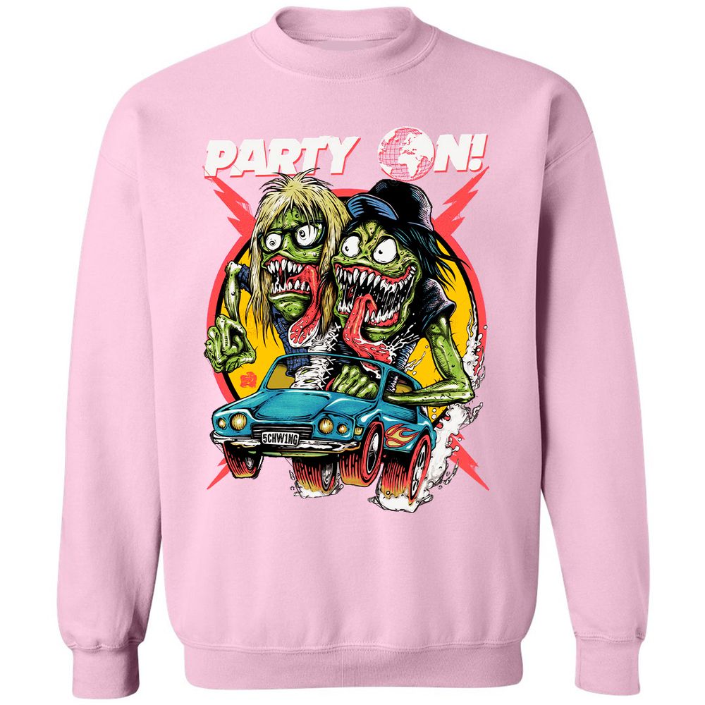 Classic Unisex Sweatshirt - 4LGT4XKZ - Light Pink - 3