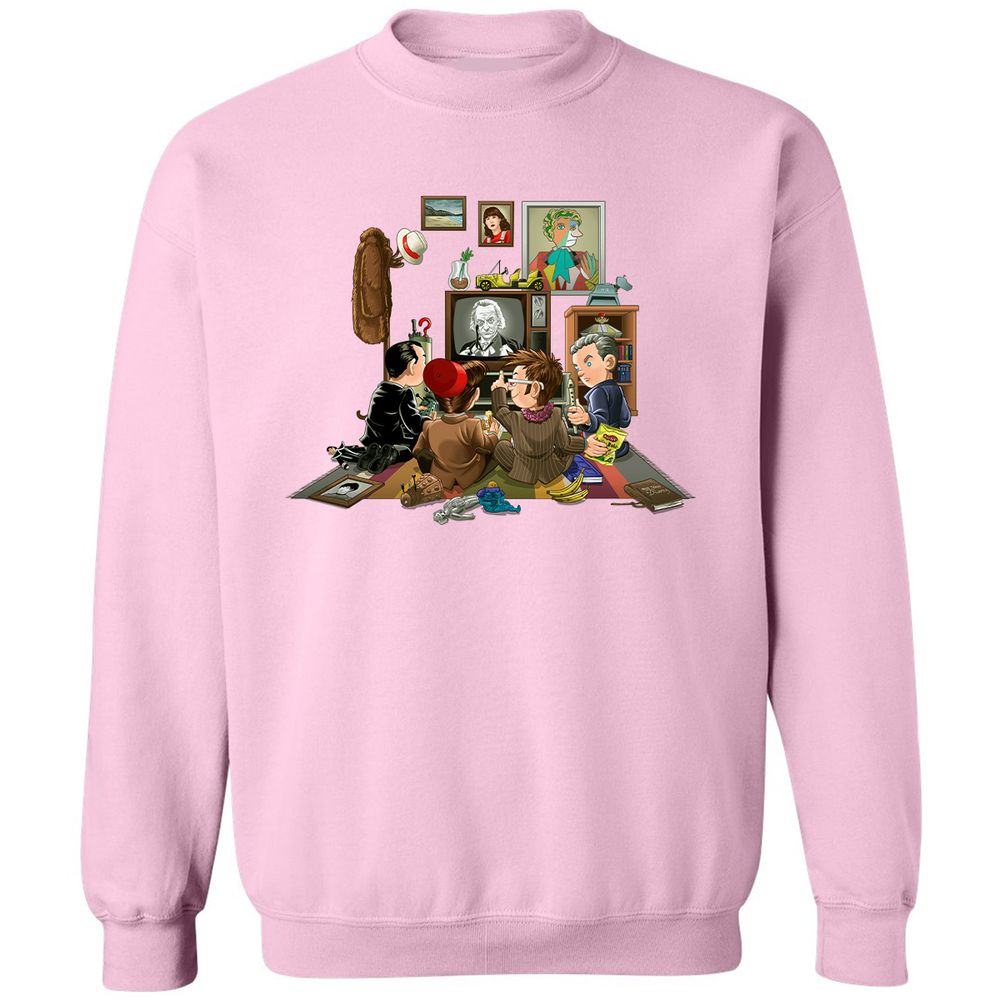 Classic Unisex Sweatshirt - HPCFFYUJ - Light Pink - 3