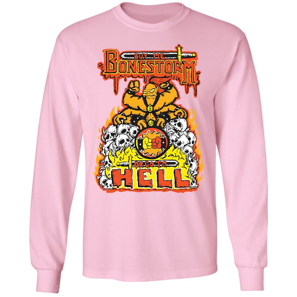 Long Sleeve T-Shirt - 5JJMVSED - Light Pink - 3