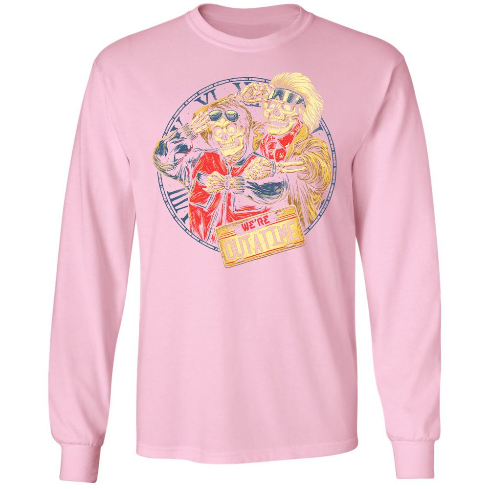 Long Sleeve T-Shirt - QDSX9QDR - Light Pink - 3