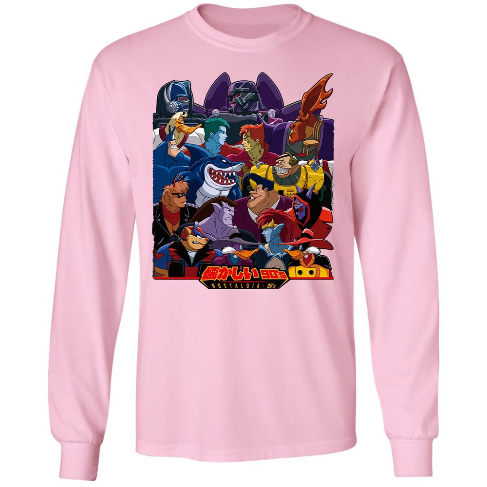 Long Sleeve T-Shirt - H1X11PKM - Light Pink - 3