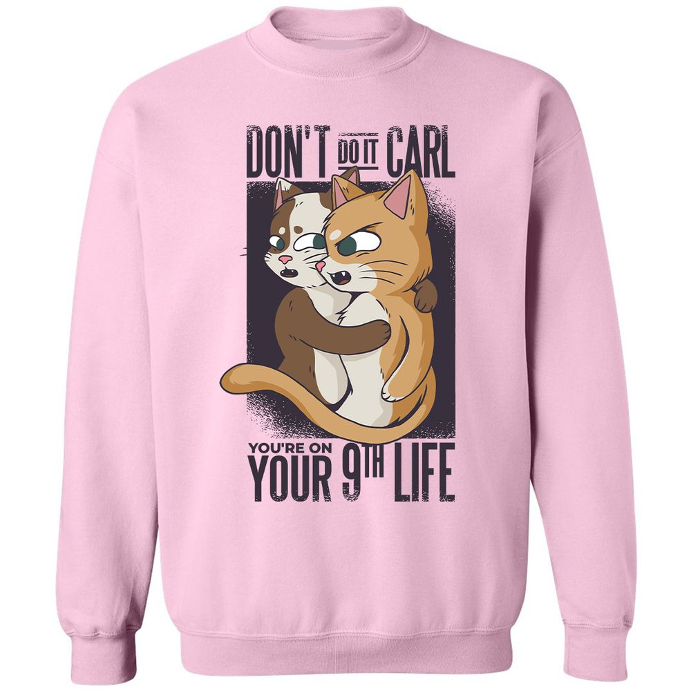 Classic Unisex Sweatshirt - SEQ3H96D - Light Pink - 3