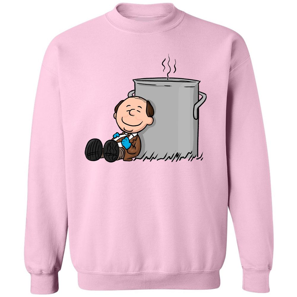 Classic Unisex Sweatshirt - L85GHEB7 - Light Pink - 3
