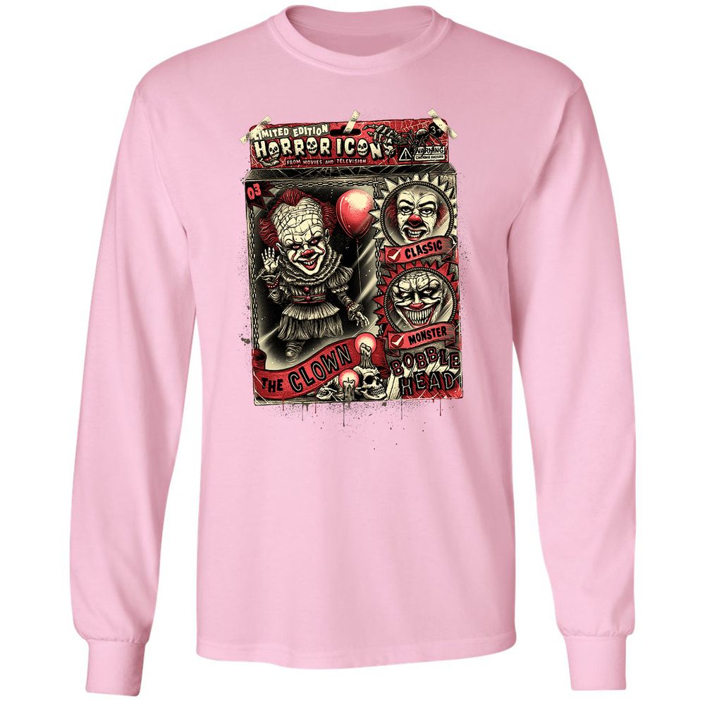 Long Sleeve T-Shirt - YAWFLYJG - Light Pink - 3