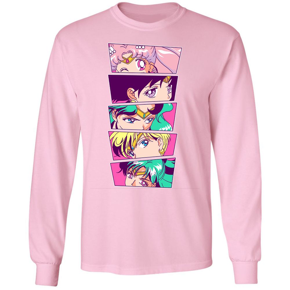 Long Sleeve T-Shirt - PW5NPGYV - Light Pink - 3