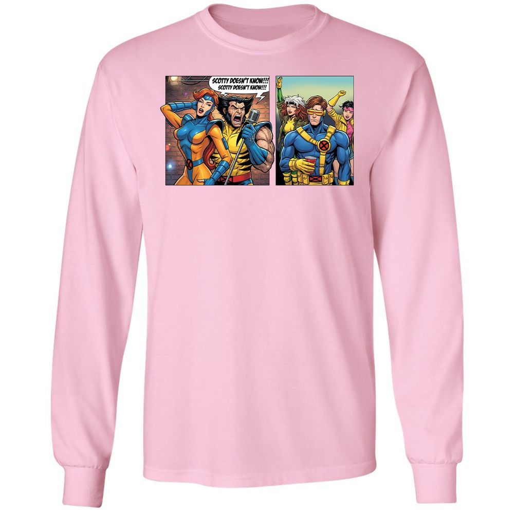 Long Sleeve T-Shirt - 9T4ANNYE - Light Pink - 3