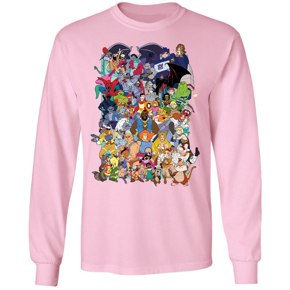 Long Sleeve T-Shirt - NL8B7XJM - Light Pink - 3