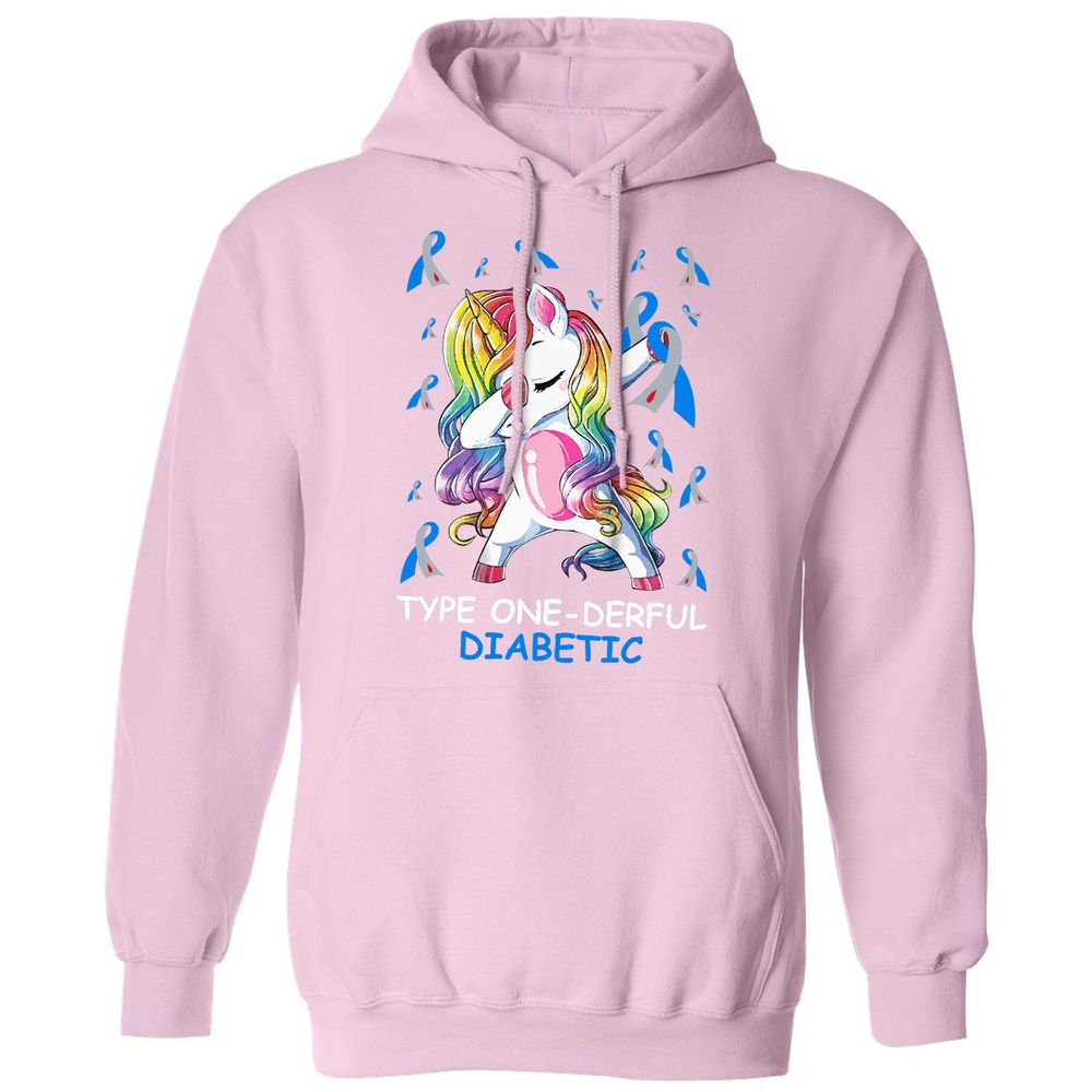 Classic Unisex Hoodie - YZHD41LQ - Light Pink - 3