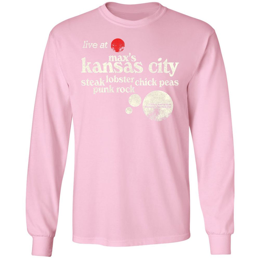 Long Sleeve T-Shirt - CQHPXRHG - Light Pink - 3