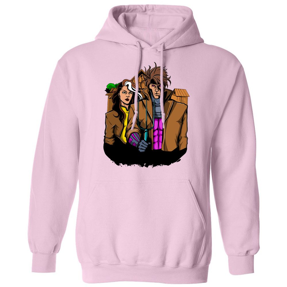 Classic Unisex Hoodie - 67VJ3GJ1 - Light Pink - 3