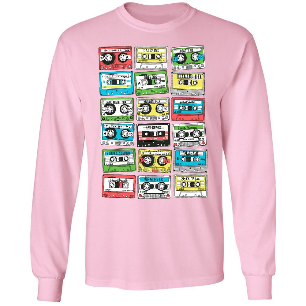 Long Sleeve T-Shirt - KTNQMPPV - Light Pink - 3