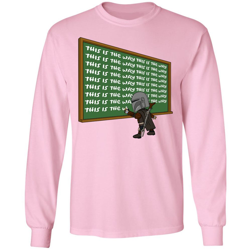 Long Sleeve T-Shirt - QMDVVQRF - Light Pink - 3