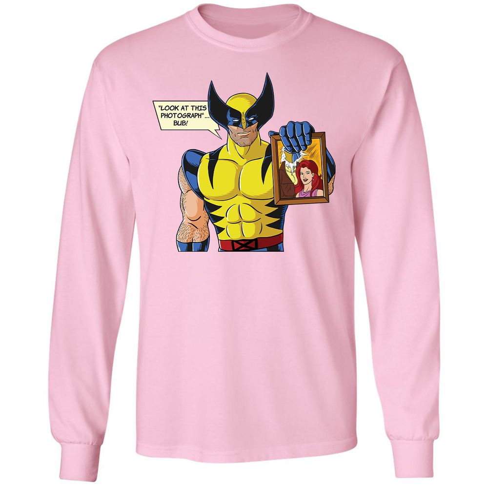 Long Sleeve T-Shirt - A8XF7L93 - Light Pink - 3