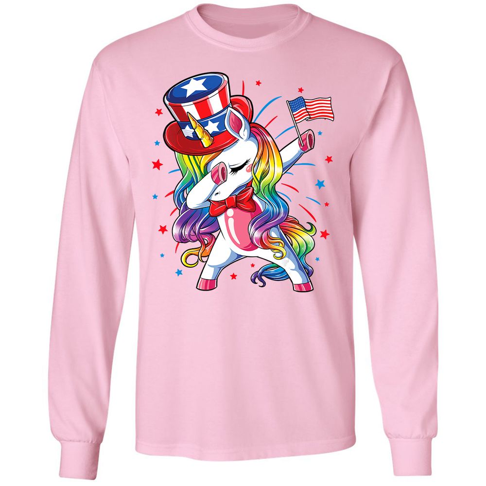 Long Sleeve T-Shirt - NAUXF7E3 - Light Pink - 3