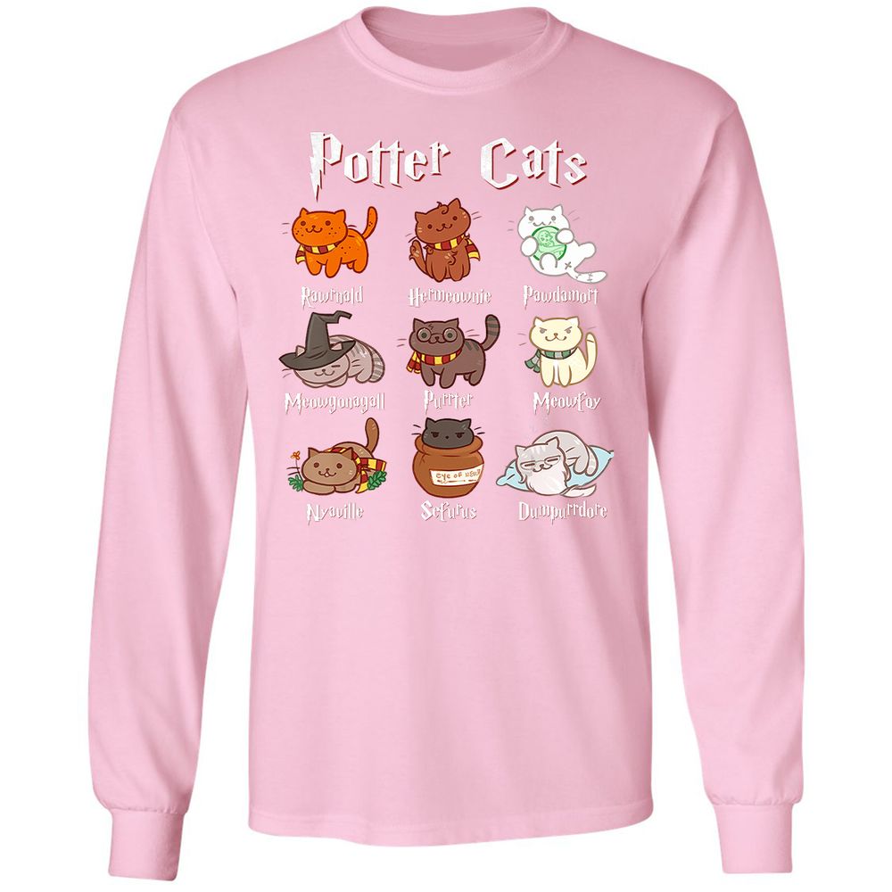 Long Sleeve T-Shirt - W9AAY7MQ - Light Pink - 3