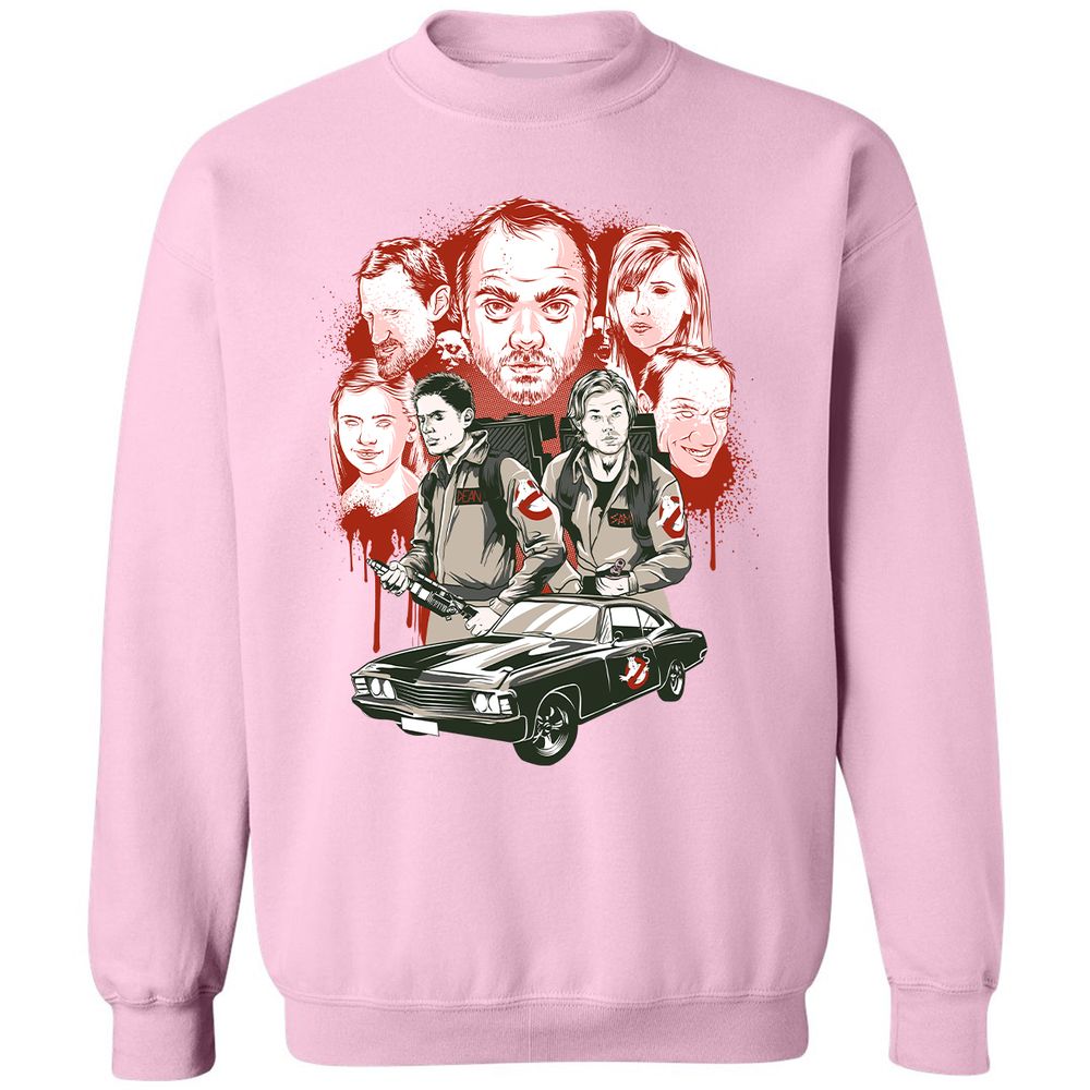 Classic Unisex Sweatshirt - W65FKVTC - Light Pink - 3