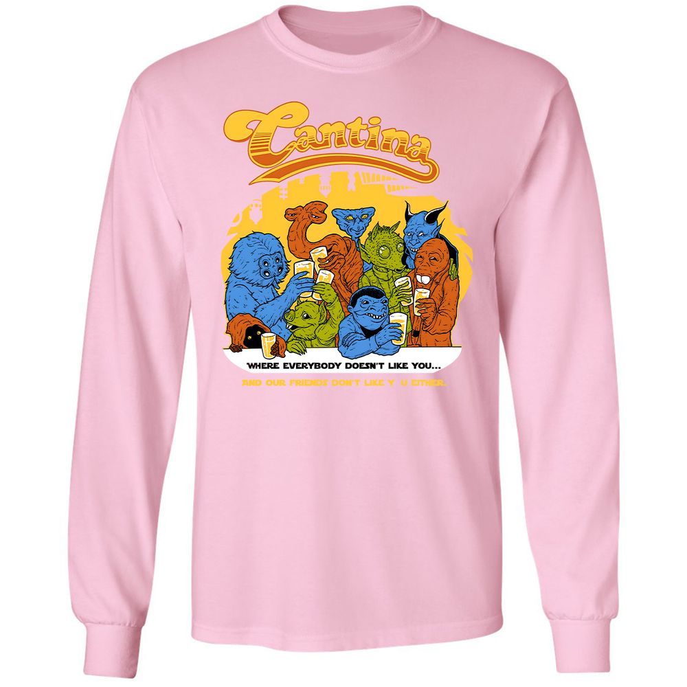 Long Sleeve T-Shirt - BWD7AEBQ - Light Pink - 3