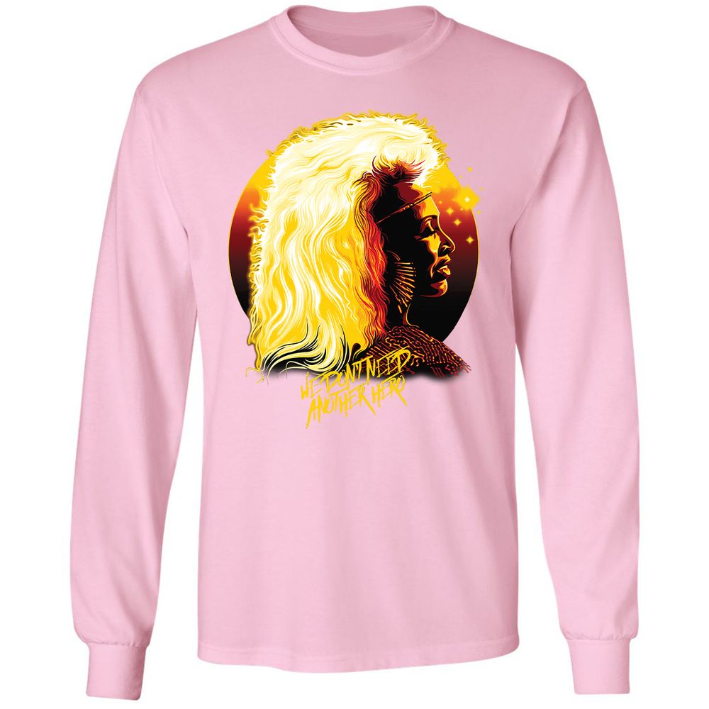 Long Sleeve T-Shirt - QM4VB8J9 - Light Pink - 3