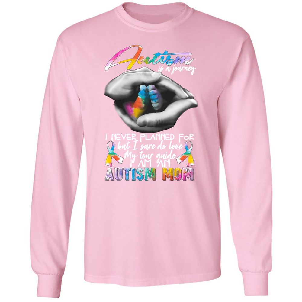 Long Sleeve T-Shirt - 4RPGVR1T - Light Pink - 3