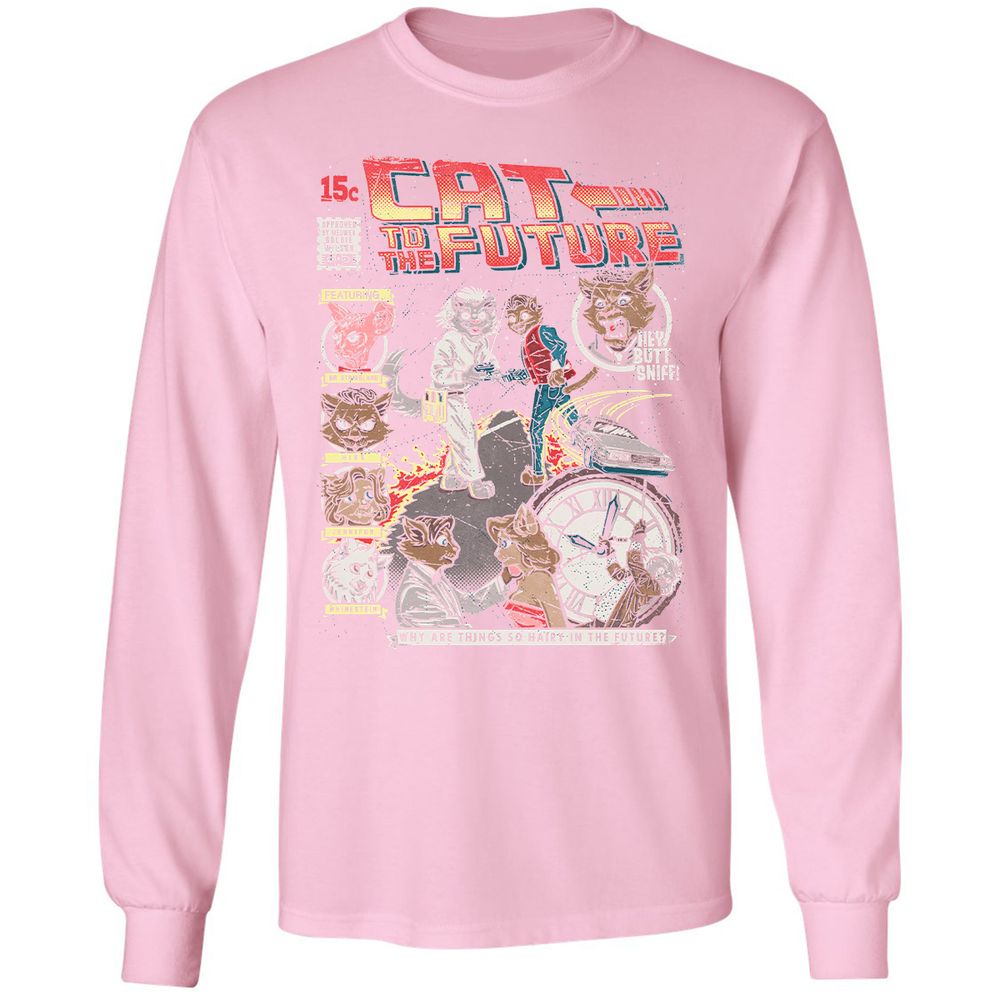 Long Sleeve T-Shirt - 498D2YJ5 - Light Pink - 3