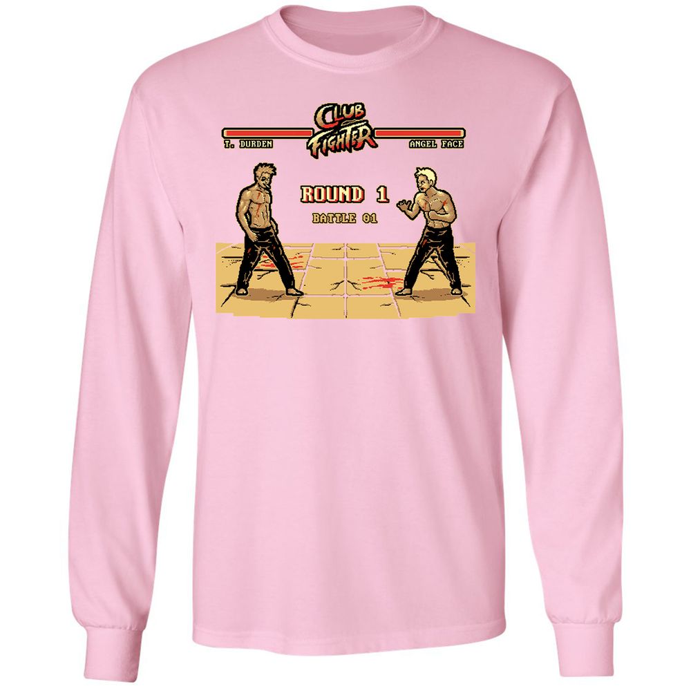 Long Sleeve T-Shirt - TCZDEW82 - Light Pink - 3