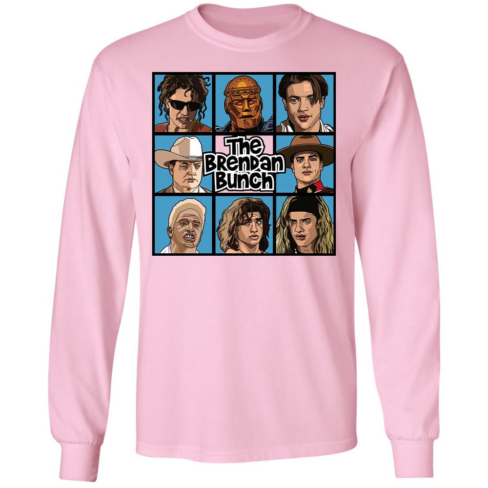 Long Sleeve T-Shirt - M3KZMVQQ - Light Pink - 3