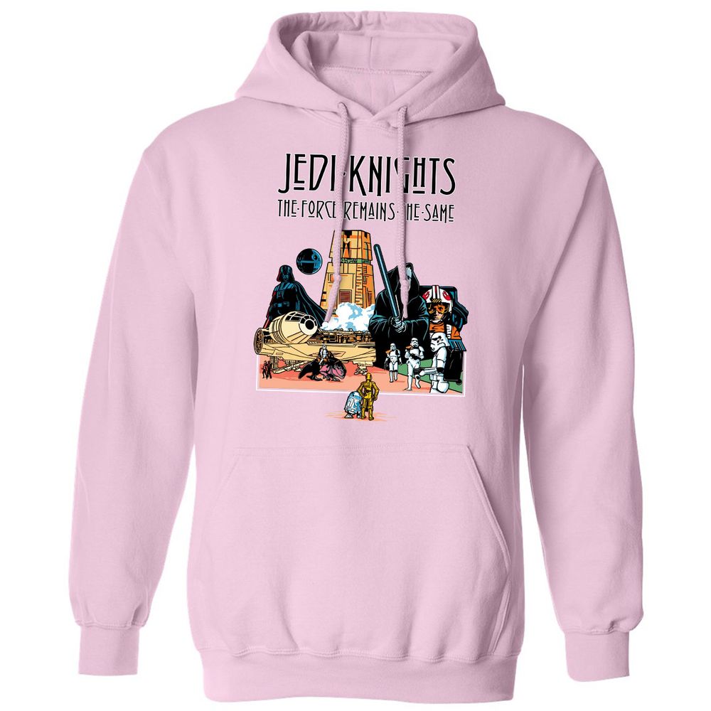 Classic Unisex Hoodie - 2XKRBU91 - Light Pink - 3