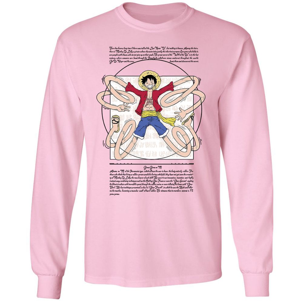 Long Sleeve T-Shirt - CG6R8PGU - Light Pink - 3